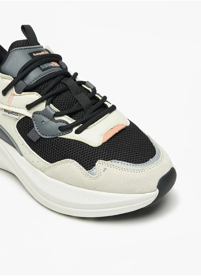 kangaROOS Women's Panelled Lace-Up Sports Shoes