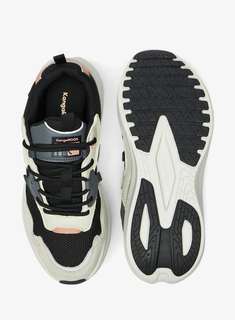 kangaROOS GREY Women's Panelled Lace-Up Sports Shoes for Women | Best Price UAE