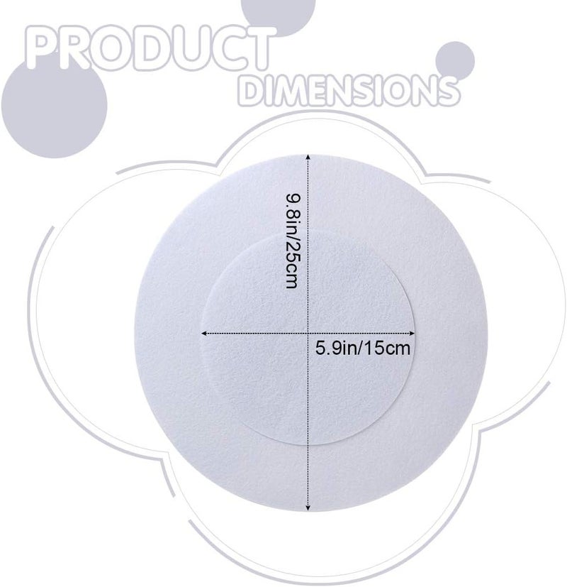 YQL Soft Felt Plate Protectors, Set of 30 and 2 Different Size, Plate Separators Pads China Storage Dividers Protectors Dish Protectors Pads for Protecting and Stacking Your Cookware - Image 2