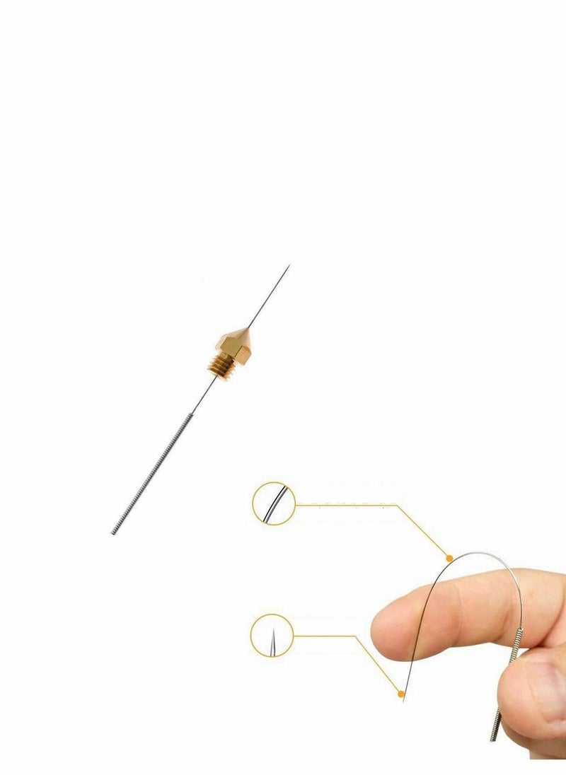 Y&D - 26 PCS 3D Printer Nozzles Cleaning Kit, MK8 Extruder Compatible with Creality Ender 3 pro-Ender 5 pro-CR 10 and so on Band Needles, Nozzle Wrench - Image 1
