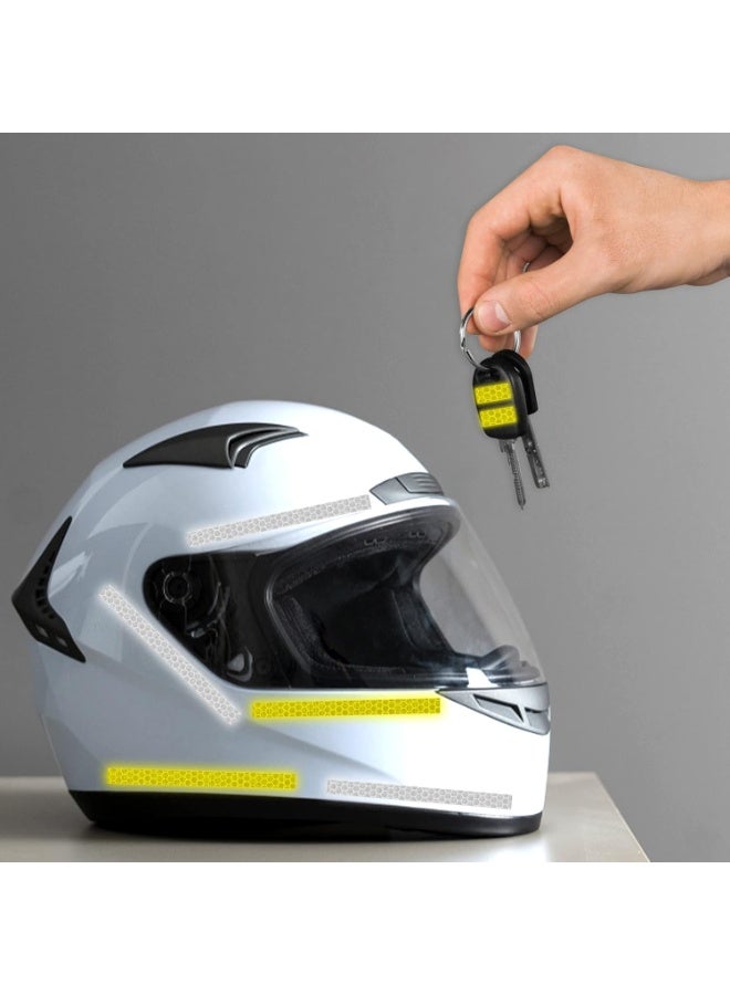 HOMESTAR Reflective Tapes 5 Colors, Safety Reflective Warning Stickers, Waterproof Outdoor Bicycle Rim Reflector Tape, Thin Reflective Sticker Rolls for Bikes, Bicycles, Motorcycle Decoration - Image 2