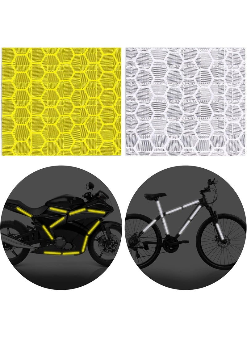 HOMESTAR Reflective Tapes 5 Colors, Safety Reflective Warning Stickers, Waterproof Outdoor Bicycle Rim Reflector Tape, Thin Reflective Sticker Rolls for Bikes, Bicycles, Motorcycle Decoration - Image 3