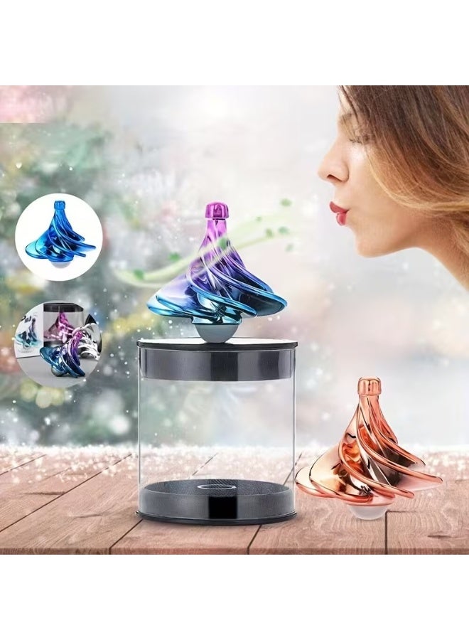 Goolsky Spinning Toy | Designed to Relieve Stress | Featuring a Colorful Gyroscope, Powered by Wind - Image 2
