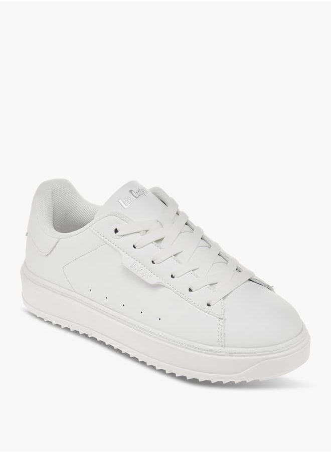 Lee Cooper Women's Panelled Sneakers with Lace-Up Closure  - Image 1