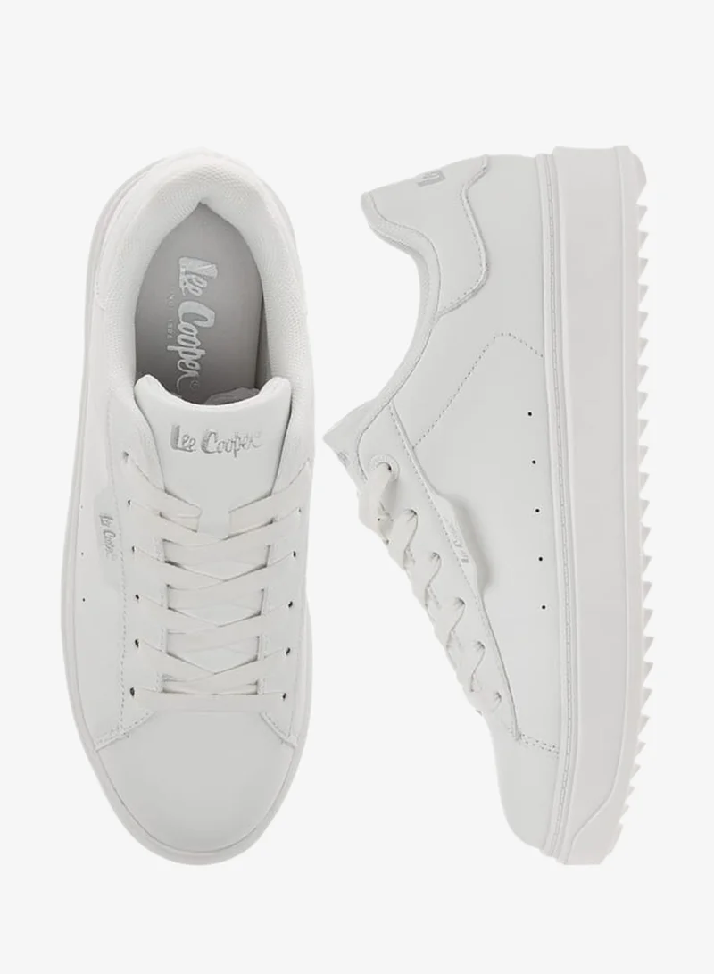 Lee Cooper Women's Panelled Sneakers with Lace-Up Closure