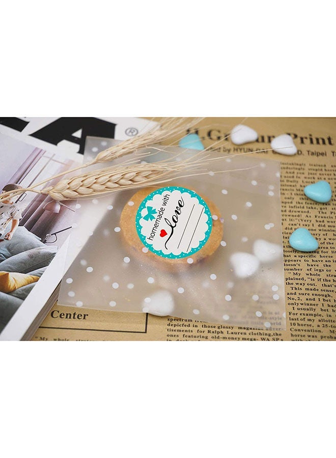 Wownect Homemade with Love Round [1inch][1000 Stickers] Labels For Envelope Seals Packing Seals cards Gift Boxes Shopping Bags Bouquets Cardboard Decoration - Image 5