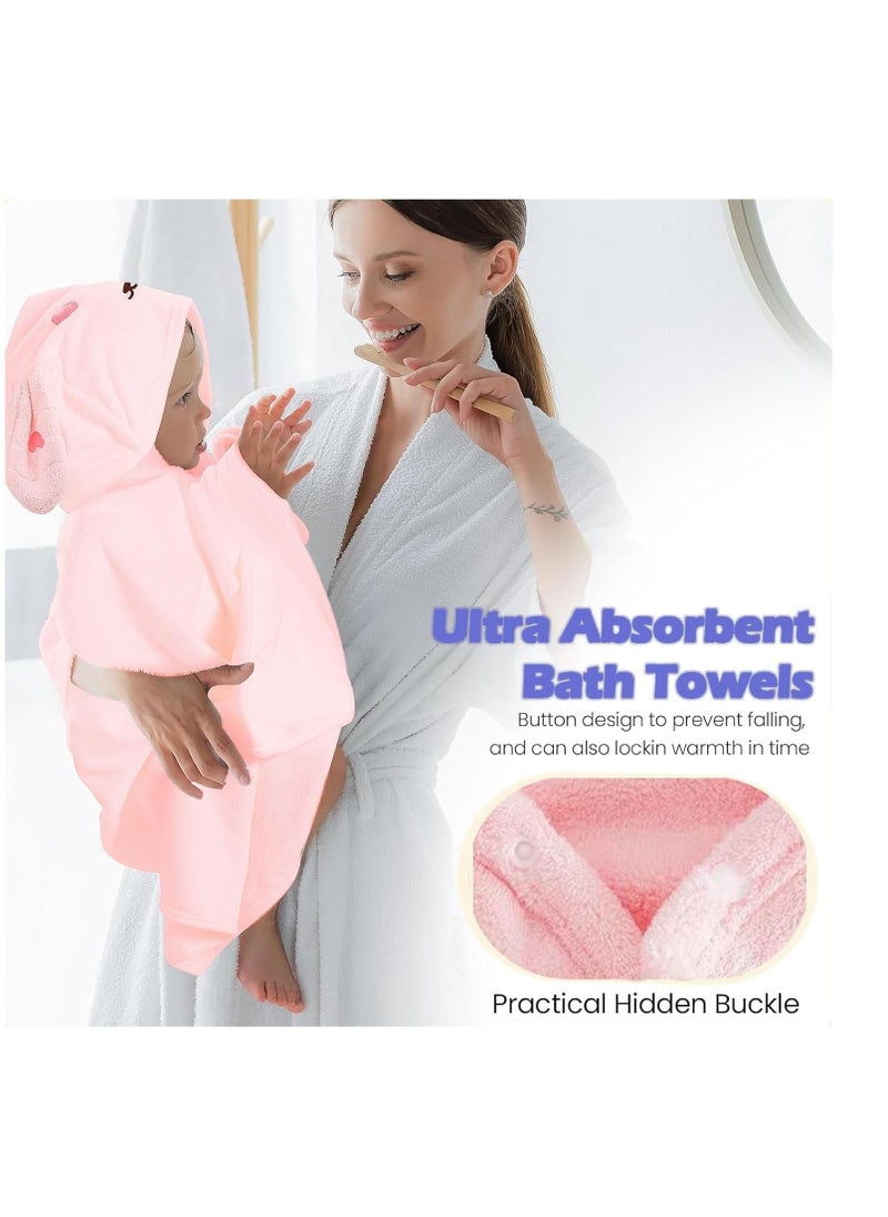 Rightsure Baby Bath Towel Beach Towel,Thicker Kids Hooded Beach Towel for Boys Girls Softest Hooded Bath Towel Wrap Pool Beach Towel for Babie,Toddler Bathrobe for Kids 3-7 Years  - Image 5