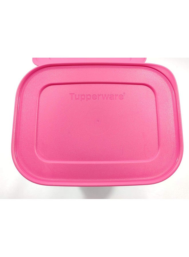 Tupperware توبيروير. حاوية بلاستيكية مع منديل - 1.1 لتر، مجموعة من 4، أبيض - Image 4