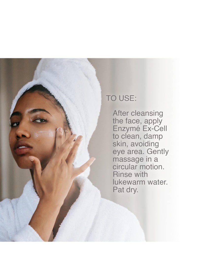 Pharmagel Pharmagel Enzyme Ex-Cell - Gentle Papaya Face Exfoliator Scrub for All Skin Types - 6 Ounces  - Image 4