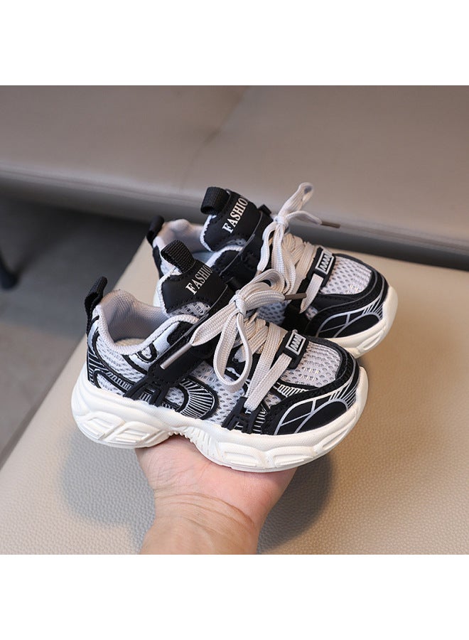 Spring  New Children's Sneaker Mesh Breathable Running Shoes For Boys Girls' Soft Sole Non-slip Torre Shoes Trendy