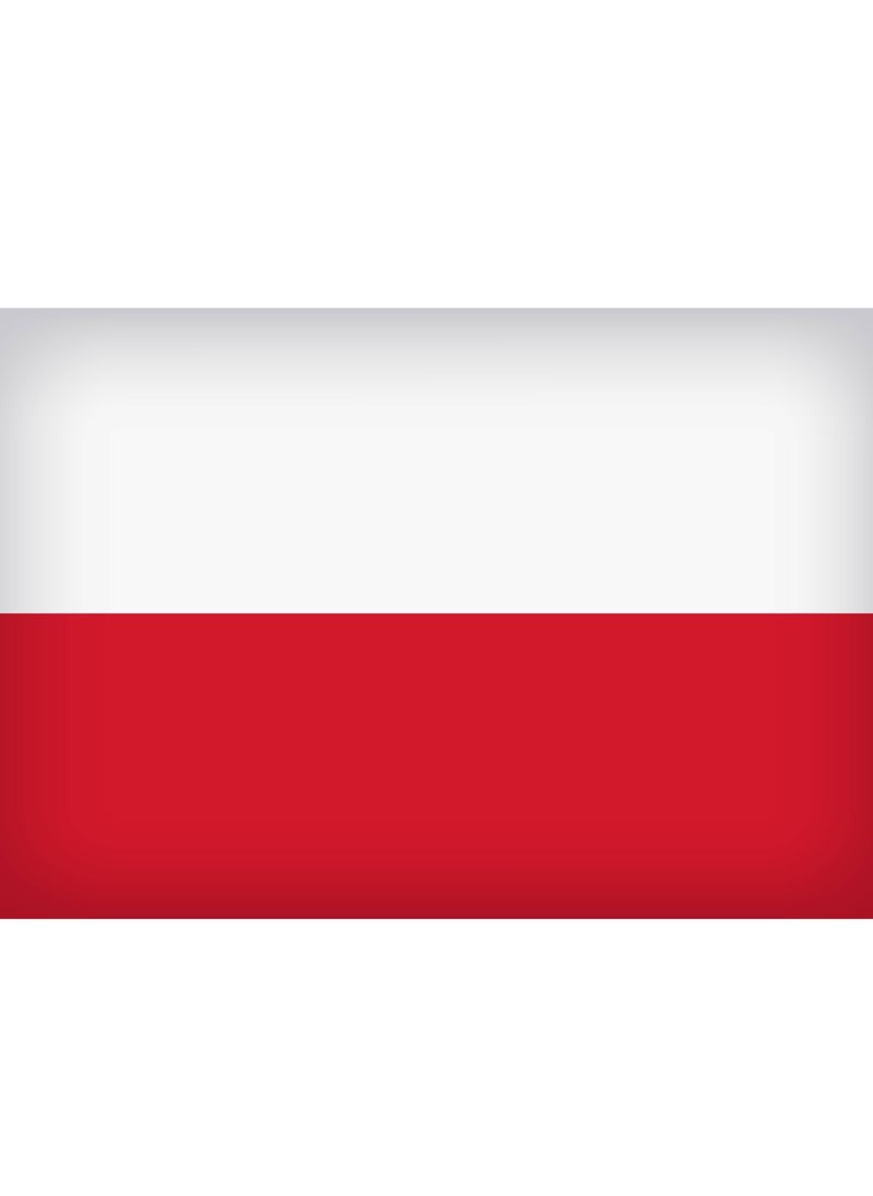 Vitacelli POLAND   Flag National Day Durable Long Lasting For Outdoor And Indoor Use For Building Home And Car Decoration 150X90CM  - Image 1
