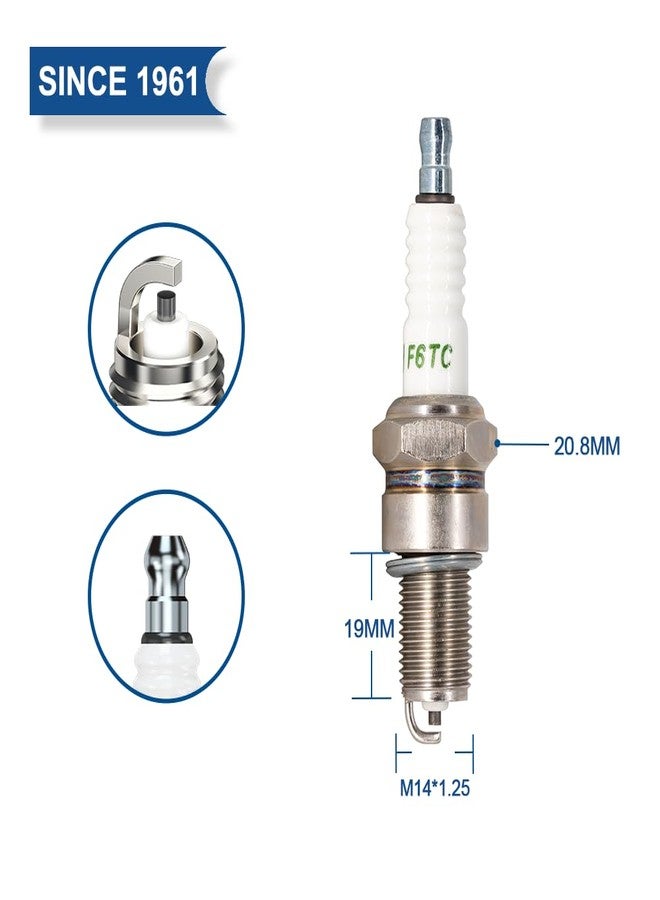 تورش شمعة إشعال PK2 TORCH F6TC 131-047 بديلة لشمعات NGK BP6ES و Bosch W6D و CHAMPION N9YC - لمحركات ومولدات هوندا GX140/GX160/GX200 بقدرة 5.5/6.5 حصان (أصلية) - Image 2