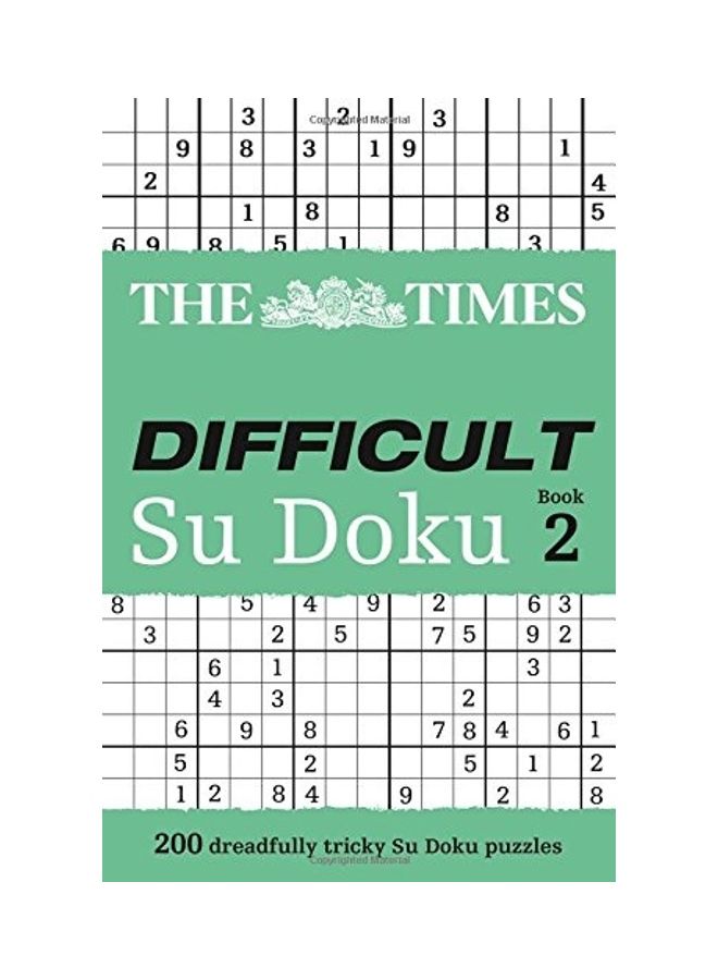 The Times Difficult Su Doku Book 2