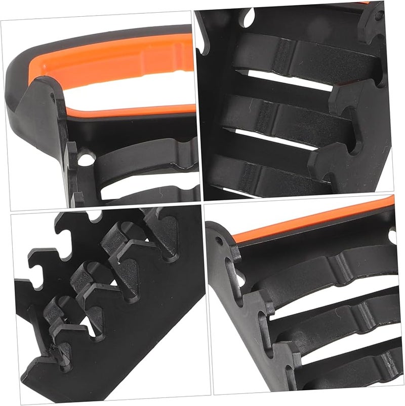 Heavy Duty Wall Mount Wrench Organizer Tool Tray With Multiple Slots Storage Shelf - Image 4