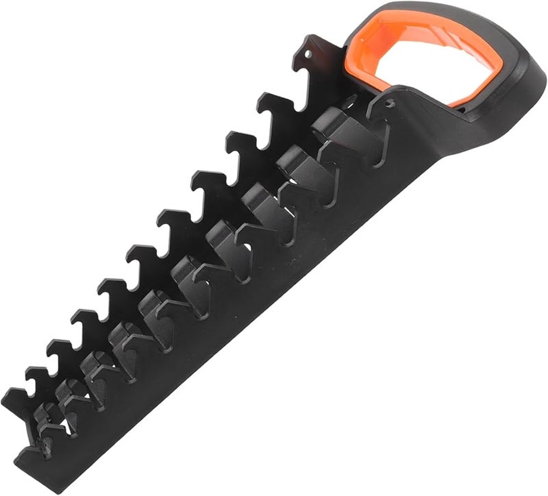 Heavy Duty Wall Mount Wrench Organizer Tool Tray With Multiple Slots Storage Shelf - Image 1