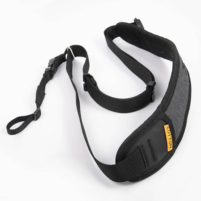 Cotton Carrier Slingbelt with Tether for One Camera. Camera Harness for Hiking and Traveling for Hands-Free Carrying - Image 5