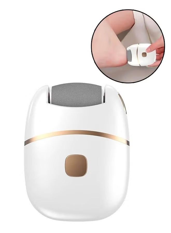 مبرد كهربائي لإزالة الجلد الميت من القدمين، أداة تنظيف القدمين القابلة لإعادة الشحن، أدوات العناية بالأقدام، مكشطة أقدام احترافية بسرعتين قابلتين للتعديل، مزودة بضوء LED لإزالة الجلد الميت والجلد المتصلب. - Image 1