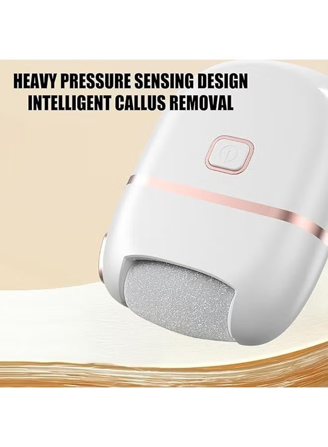 مبرد كهربائي لإزالة الجلد الميت من القدمين، أداة تنظيف القدمين القابلة لإعادة الشحن، أدوات العناية بالأقدام، مكشطة أقدام احترافية بسرعتين قابلتين للتعديل، مزودة بضوء LED لإزالة الجلد الميت والجلد المتصلب. - Image 3