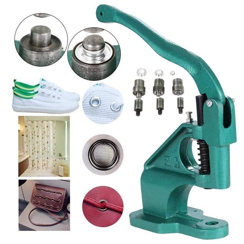 DIY Crafts DIY Crafts CTDIYHI54598 Hand Press Grommet Machine Grommets Eyelet Tool Kit 3 Die Hand Press Grommet Machine 024  - Image 3