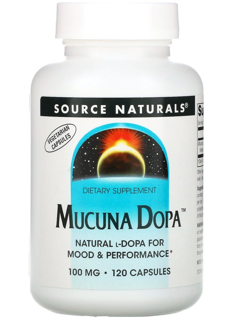 Mucuna Dopa, 100 mg, 120 Capsules