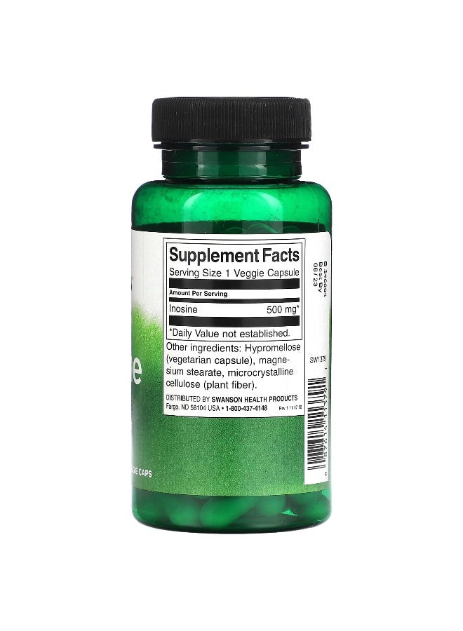 Swanson, Inosine, 500 mg, 60 Veggie Caps - Image 2