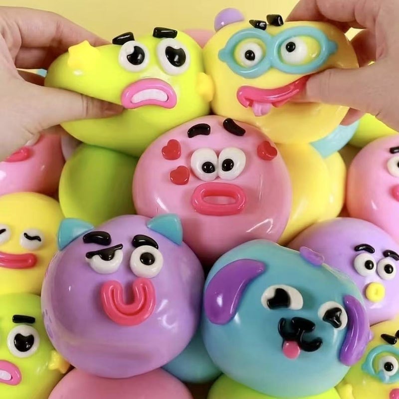 لعبة سكويشي كلب مضحكة DIY - لعبة طرية قابلة للتمدد قبيحة لطيفة لتخفيف التوتر عودة بطيئة - Image 3