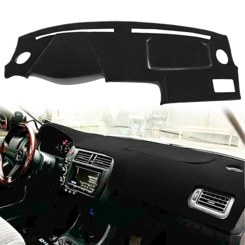 Fcovergurus Dash Cover Mat Custom Fit for 1996 1997 1998 1999 2000 Honda Civic, Dashboard Cover Pad Carpet Protector (96-00 Black) F109 - Image 1