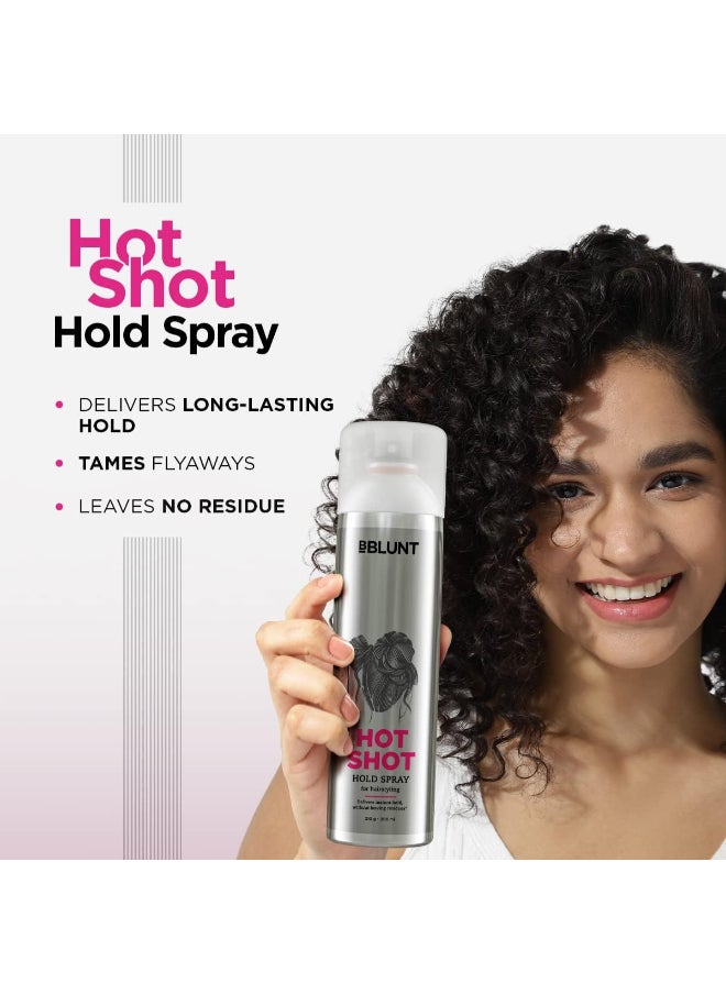 BBLUNT BBLUNT Hot Shot Hold Spray for Instant & Firm Hold - 300 ml  - Image 3