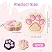 Matwsec 2 Pcs Cat Paw Fidget Keychain Clicky Fidget Toys Cute Mini Fidgets Fidgets Clicker Anxiety and Stress Relief for Adults Stocking Stuffers - Image 4