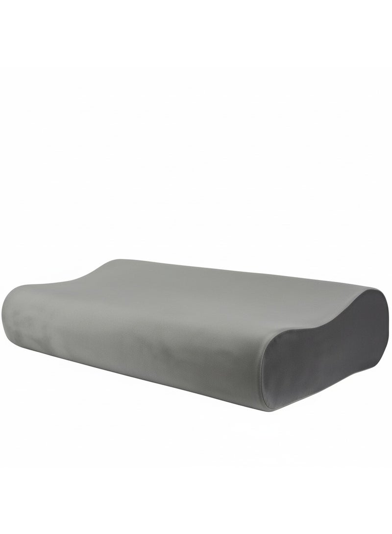 ماكس كمفورت مخدة  طبية من الميموري فوم أمريكى للوقاية من آلام الرقبة , 50 * 30 * 11, رمادي - Image 1