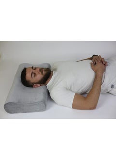 Medical pillow made of American memory foam to prevent neck pain, 50 * 30 * 11, gray - pzsku/Z2044BFD6BB201F059AA9Z/45/_/1727783778/601216f3-bdea-4ee7-908d-633659cce6e2