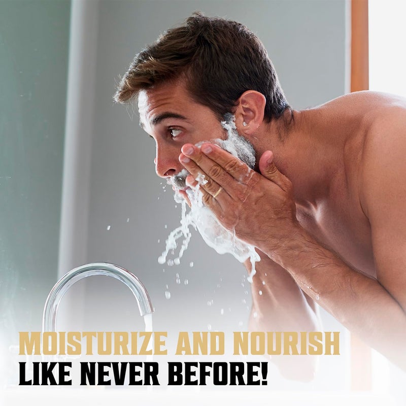 Viking Revolution Spiced Vanilla Beard Conditioner for Men with Argan Oil and Jojoba Oil - Beard Softener and Strengthener Natural Beard Conditioner with Beard Oil - Beard Care Moisturizer (17oz) - Image 3