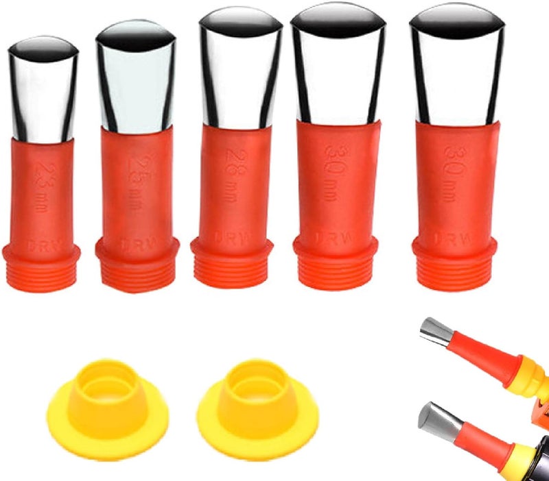 klarako Universal Integrated Rubber Nozzle Tool Kit,Easy Caulking Finisher Set,Rubber Nozzle for Caulking (Set I) - Image 1