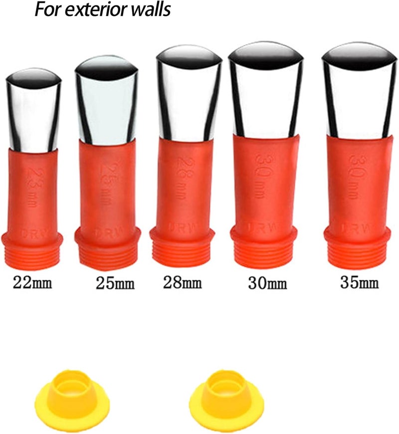 klarako Universal Integrated Rubber Nozzle Tool Kit,Easy Caulking Finisher Set,Rubber Nozzle for Caulking (Set I) - Image 2