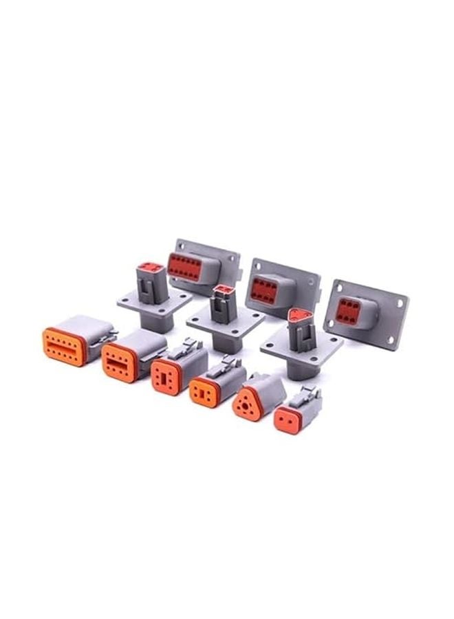 DT04 4P L012 موصل سيارة مقاوم للماء طقم توصيل مقبس طرفي أسود 10 مجموعات - Image 1