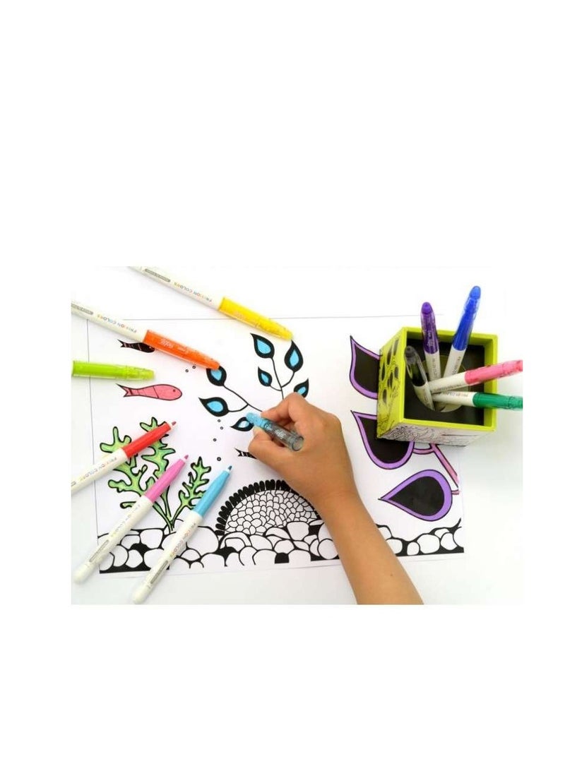 PILOT 12-Piece Frixion Erasable Colour Pen Set Pilot Frixion Colors Erasable Fibre Tip Colouring Pen - Assorted, Pack of 12… - Image 4