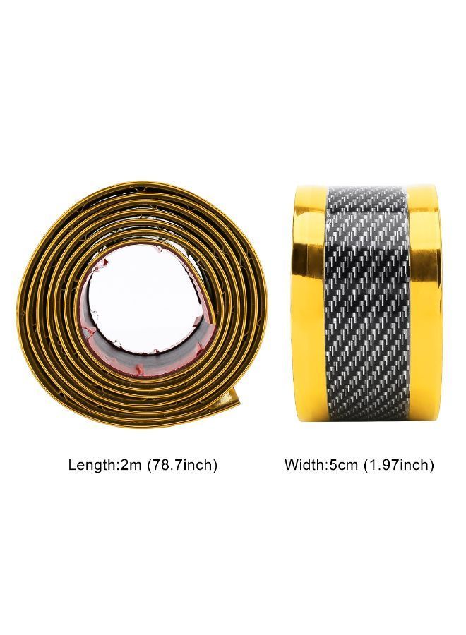 NIBEMINENT Car Door Threshold Decoration Strip Decorative Sticker - Image 3