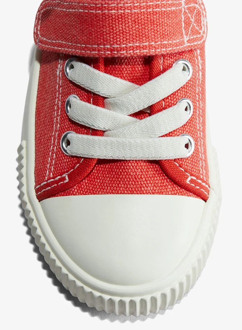 H&M Cotton canvas trainers