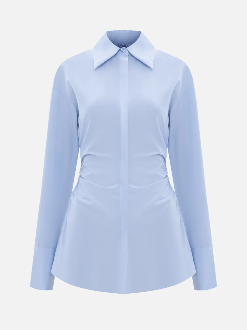 Lichi Fitted shirt with side gathers