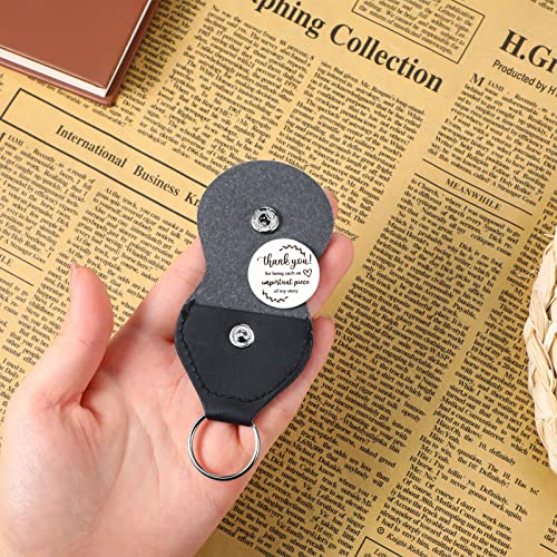 Sureio Pocket Hug Token Gift Long Distance Relationship Keepsake Inspirational Gift Keychain Christmas(Important Piece of My Story) - Image 4