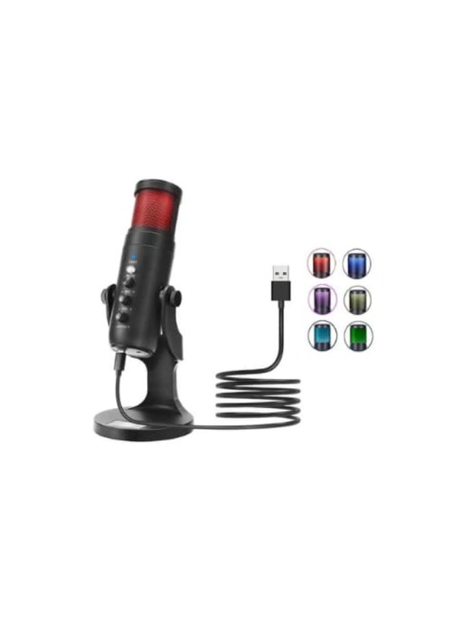 JUMARY - MIC PW9 RGB USB RECORDING MIC - Image 1