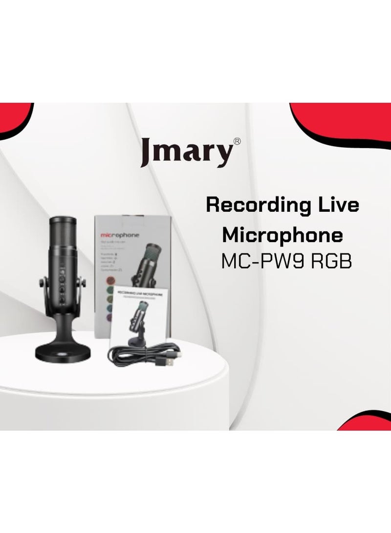 JUMARY - MIC PW9 RGB USB RECORDING MIC - Image 3