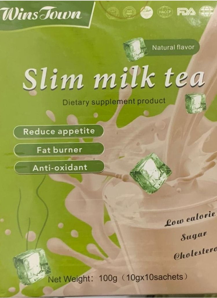 Wins Town - WinsTown Natural Slim Milk Tea 100g - Image 1