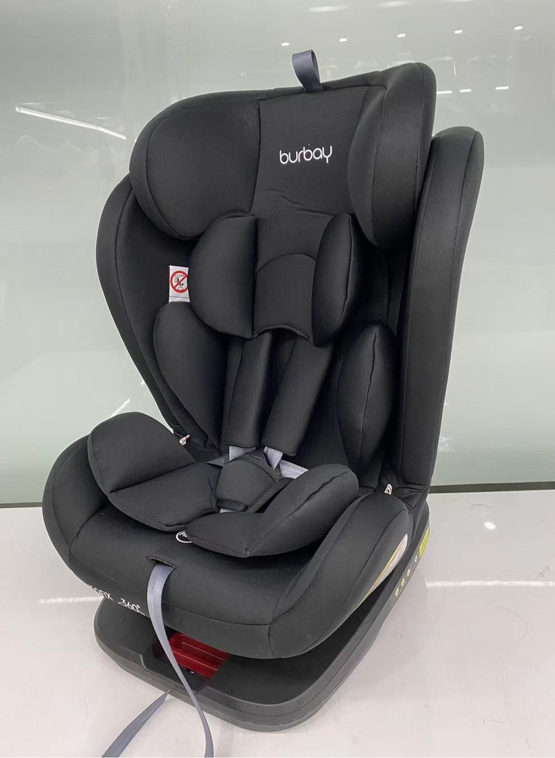بورباي مقعد سيارة بزاوية 360 درجة مع نظام تثبيت ISOFIX من بورباي - من حديثي الولادة إلى 6 سنوات - Image 2