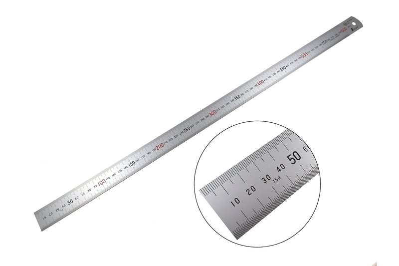 Shinwa H101E 600 mm Rigid Zero Glare Metric Machinist RulerRule Scale 5 mm mm