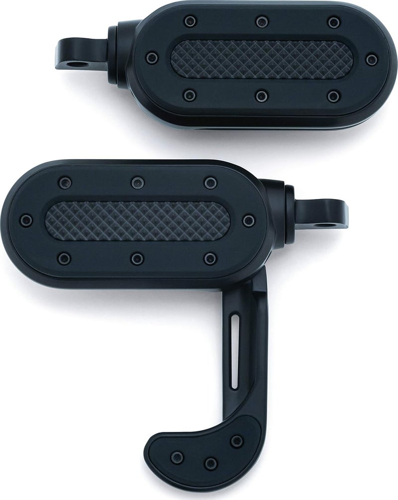 Kuryakyn 7028 Motorcycle Foot Controls, Satin Black, Set of 2 - Image 1