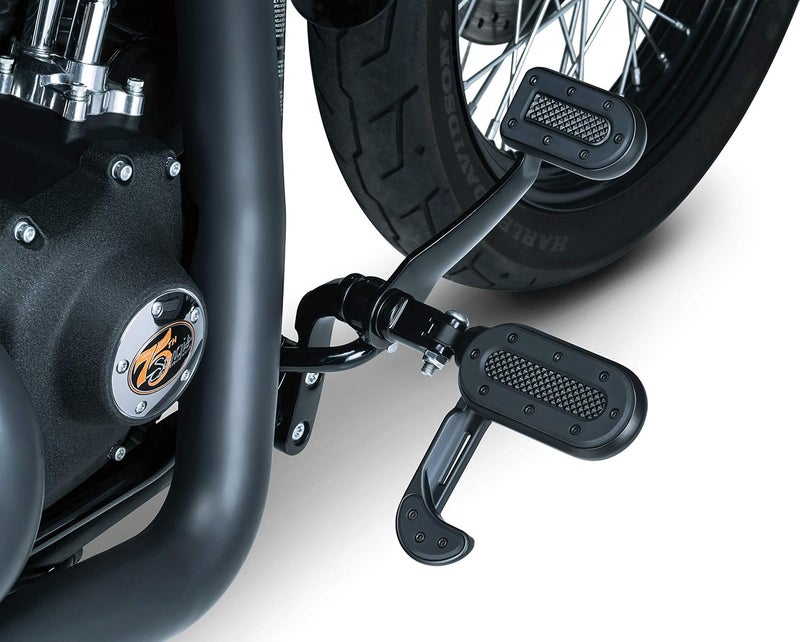 Kuryakyn 7028 Motorcycle Foot Controls, Satin Black, Set of 2 - Image 3