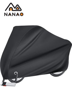NANAO Bike Cover Waterproof Outdoor Bicycle Covers for Mountain and Road Bikes with waterproof storage bag, Rain Sun UV Proof,210D black-coated bicycle cover Rainproof sunblock electric vehicle cover  - Image 1