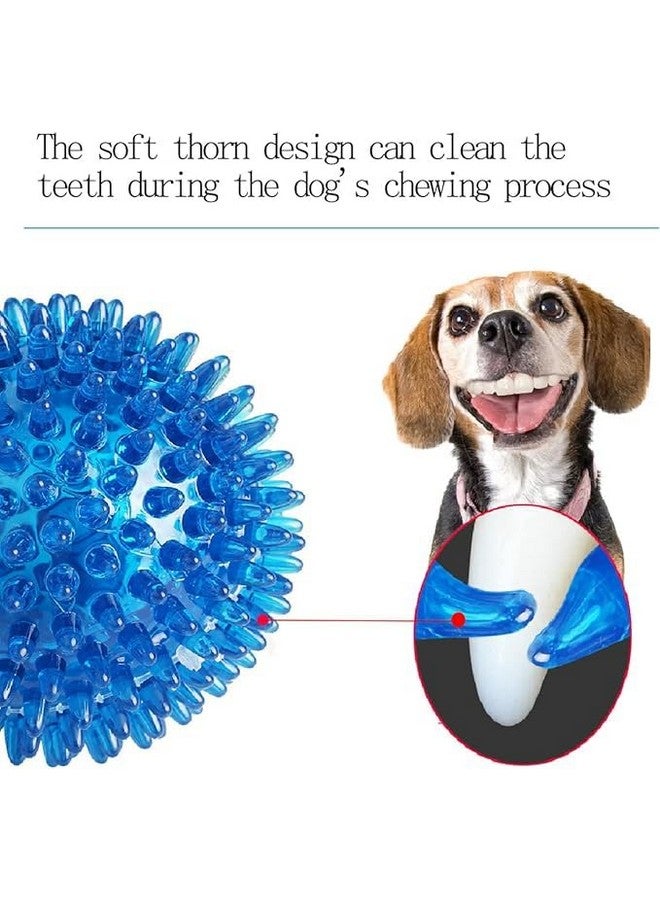 Dog Balls, 3 Pcs Dog Squeaky Balls Tug And Fetch Toys For Small Medium Large Dogs | Squeaky Toy Balls - Image 4