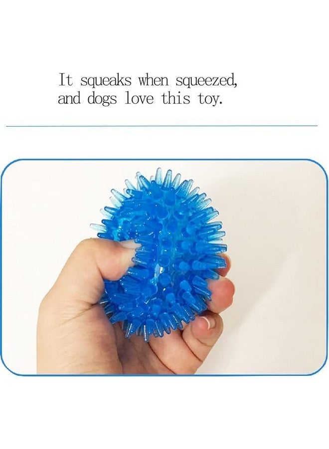 Dog Balls, 3 Pcs Dog Squeaky Balls Tug And Fetch Toys For Small Medium Large Dogs | Squeaky Toy Balls - Image 5
